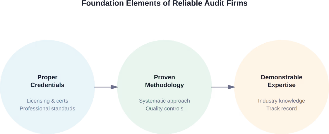 Three foundational elements that define reliable audit service providers