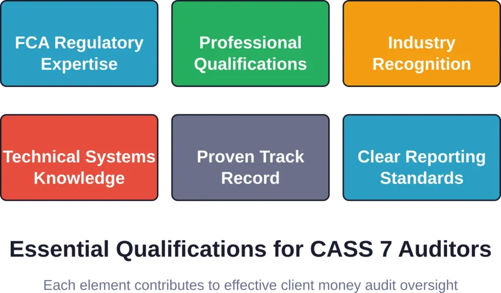 Six critical qualifications that distinguish specialized CASS 7 audit companies from general accountancy firms.
